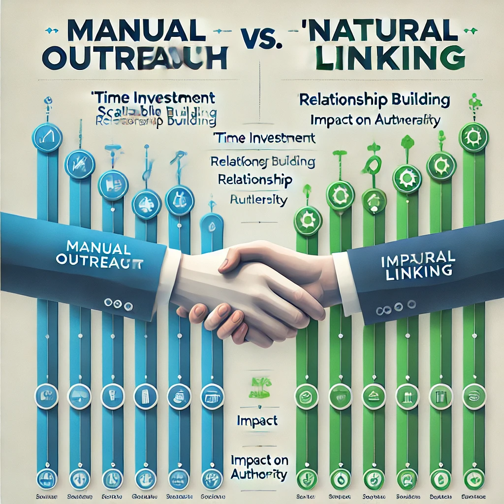 Comparing Manual Outreach vs. Natural Linking